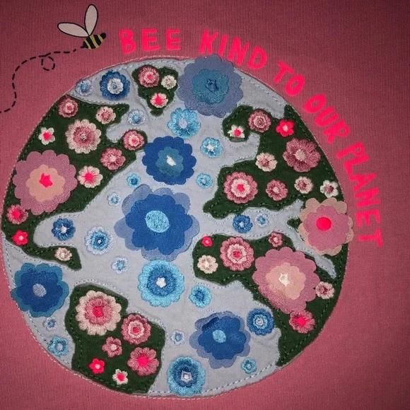 Mini boden planet shirt girls 9 10 - Picture 2 of 4